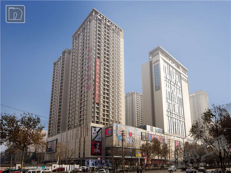 外墻真石漆圖片效果圖案例[西安未央印象城]